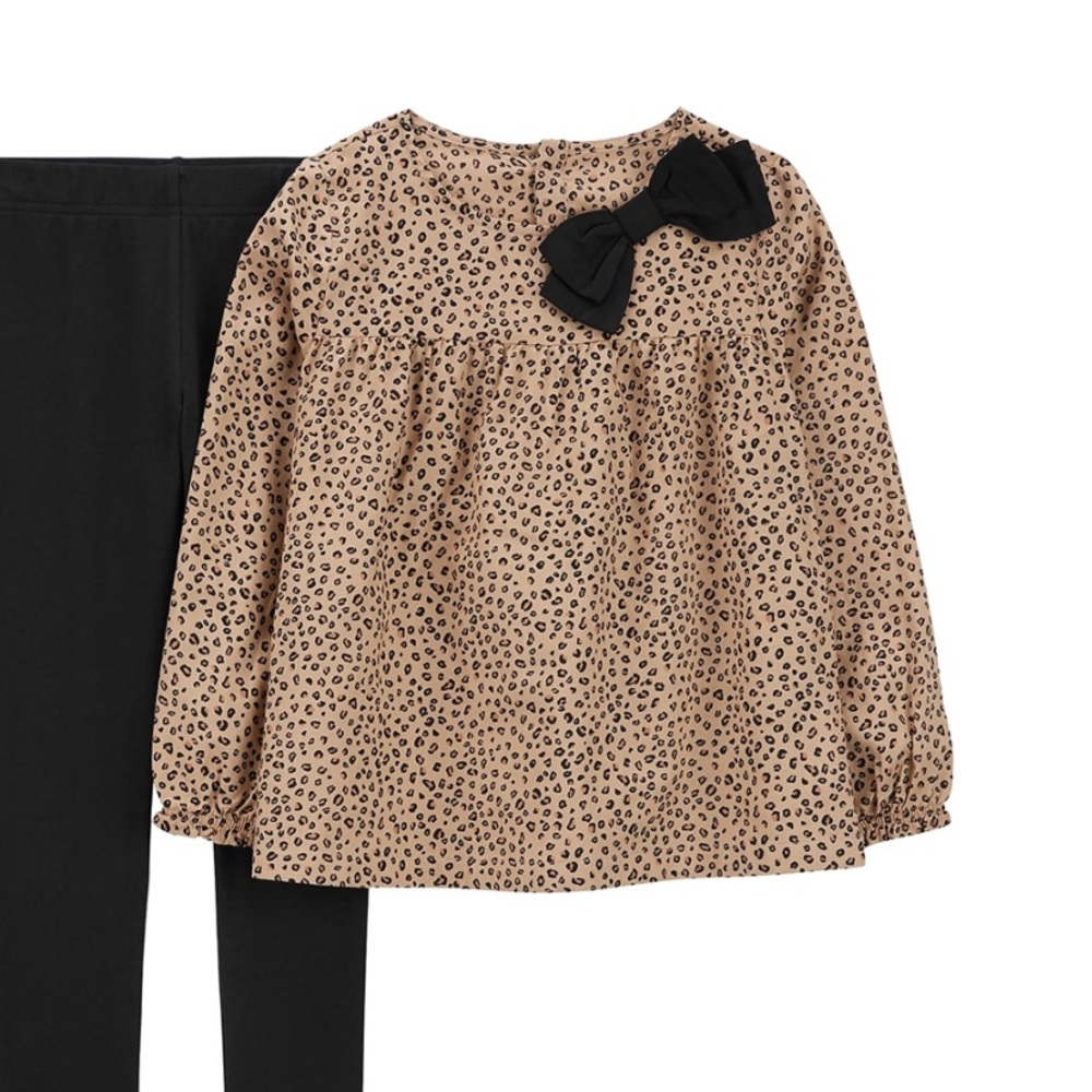 NWOT Carter’s Baby Girl Cheetah Print Top